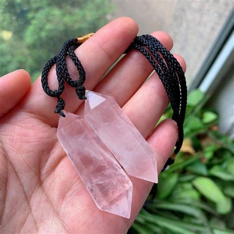 Natural Rose Quartz Pendant Sale Online