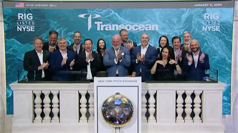 Transocean Nyse Rig Rings The Opening Bell® Youtube