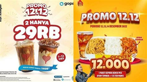 Promo Makanan Dan Minuman Mulai Dari Geprek Bensu Kopi