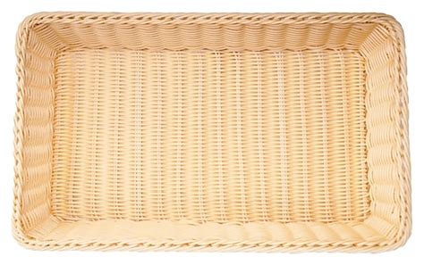 Корзина плетеная для хлеба MGprof 75321 60х40 см h=15 см (полиротанг ...