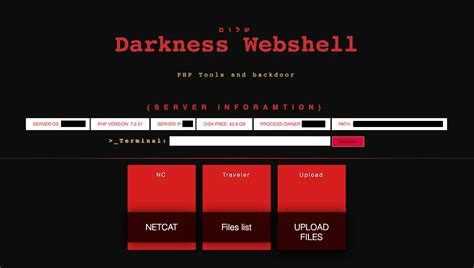 Github Darkrain Darkness Php Web Shell And Backdoor