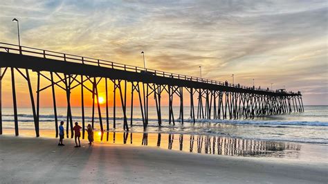 Kure Beach Pier Sunrise Visit Kure Beach NC YouTube