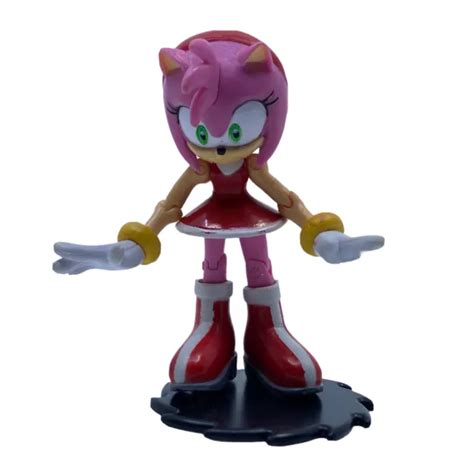 JAZWARES AMY ROSE Sonic The Hedgehog Action Figure 3 Sega Toys R Us