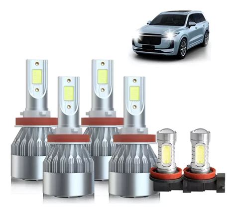 Kit De Bombillas Led H11 Para Nissan Sentra 2013 2018 2019 Cuotas Sin Interés