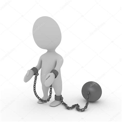 3d Man In Chains — Stock Photo © Golemi84 7347351