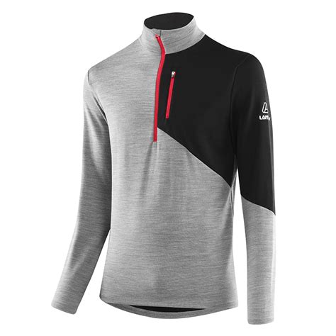 Löffler Herren M MIDLAYER BLOCK TRANSTEX MERINO