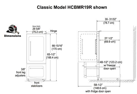 Heartland Classic 30” Single Door Refrigerator - Discontinued at Obadiah's