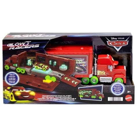 Disney Pixar S Cars Glow Racers Transforming Mack Playset Smyths Toys