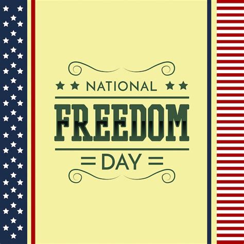 Premium Vector National Freedom Day Illustration