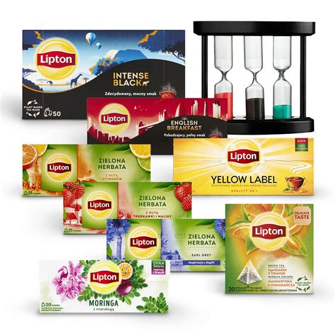 Zestaw Lipton herbata ekspresowa aromatyzowana mix smaków GRATIS