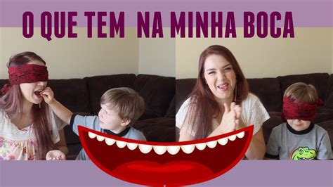 Desafio O Que Tem Na Minha Boca Youtube