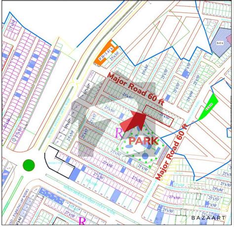 Marla Park Facing Three Plots In One Row R Block New City Phase Wah