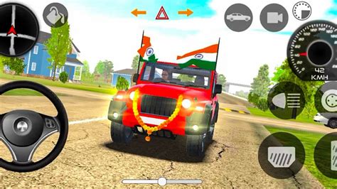 Mahindra Thar Off Roading Jumping Car Ll Indian Car Simulator 3d Game