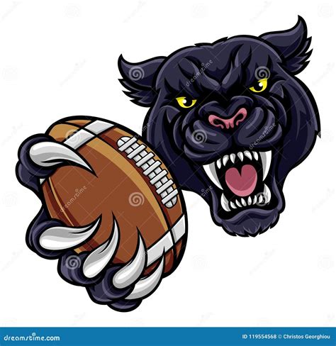 BLack Panther Mascot In Set Cartoon Vector | CartoonDealer.com #106704593