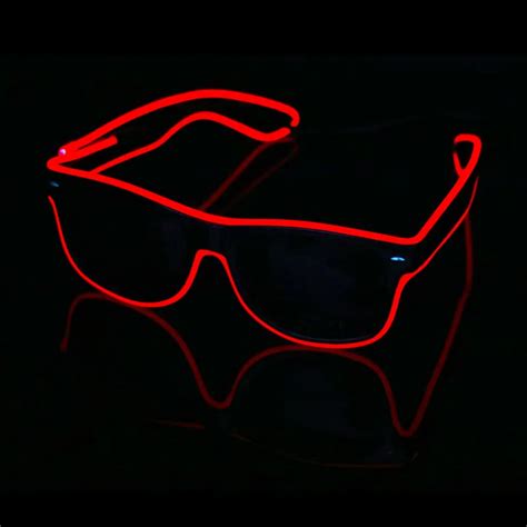 Halloween Party Glow Sunglass Shine Nightclub Show Flash Glasses Led Glasses Halloween Christmas