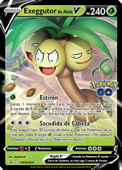 Exeggutor de Alola V Cartas de promoción Base de datos de cartas de