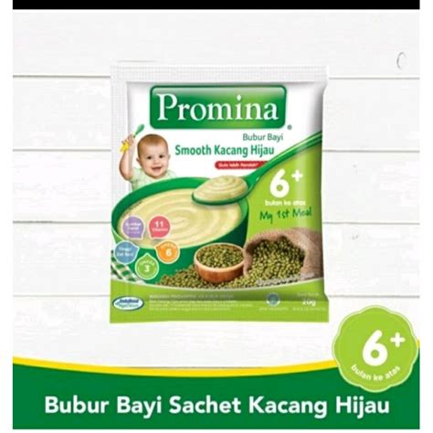 Jual Promina Bubur Bayi Rasa Kacang Hijau Sachet G Shopee Indonesia