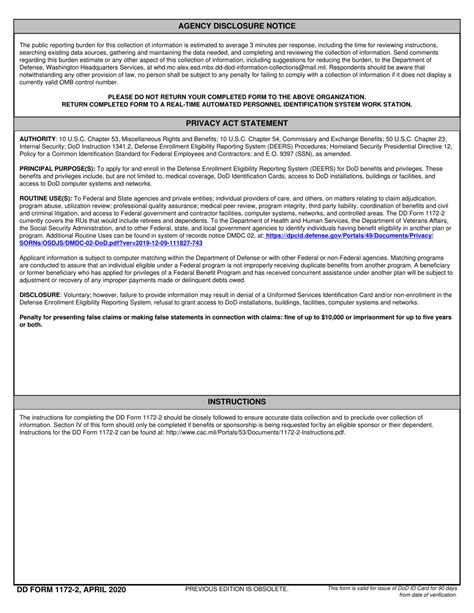 Dd Form 1172 2 Download Fillable Pdf Or Fill Online Application For