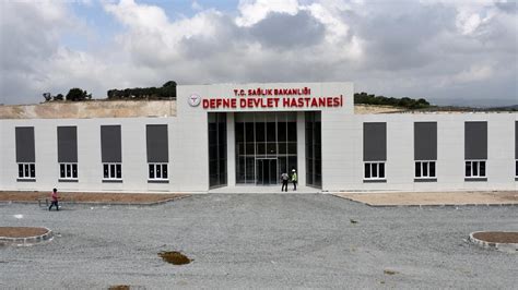 Yapımında sona gelinen Defne Devlet Hastanesi 10 güne tamamlanacak