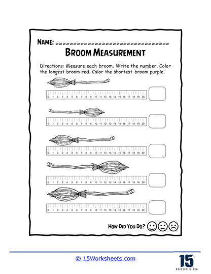 Non Standard Linear Measurement Worksheets Library