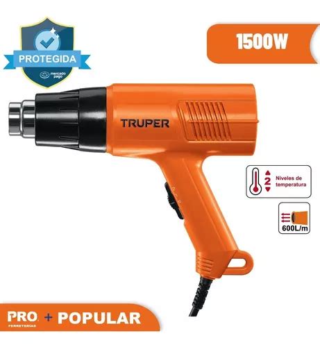 Pistola De Calor Profesional 1500 W Truper 17279