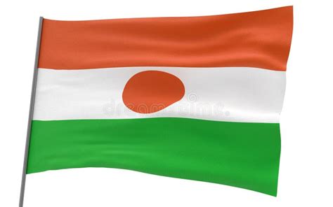 Flag Of Niger Stock Illustration Illustration Of Flagpole 154042757