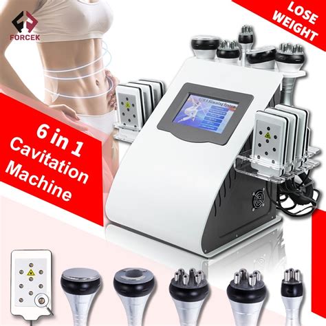 Ultrasonic40K 6in1 RF Cavitation Machine Vacuum Laser Radio Frequency