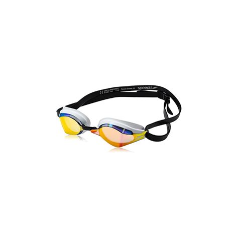 Speedo Fastskin Speedsocket Mirror Black White Fire Gold