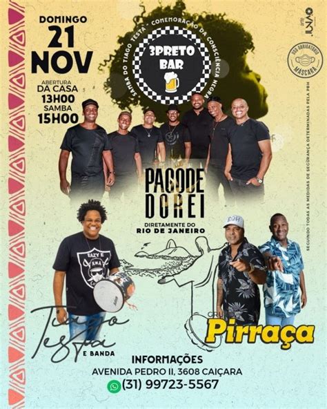 Tiago Testa Pagode do rei e grupo Pirraça em Belo Horizonte Sympla