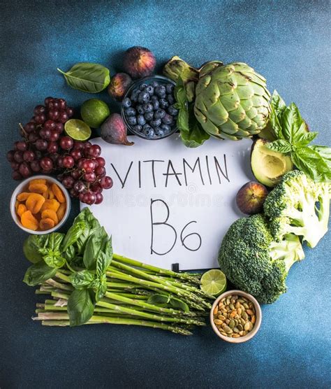 Un Conjunto De Productos Naturales Ricos En Vitamina B6 Piridoxina
