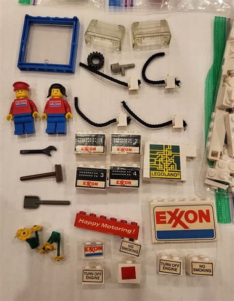 Lego Town Set 6375 Exxon Gas Station Legoland Instructions