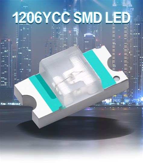 Super Bright Reverse Mounted Bicolor Led Chip Smd Blue Led