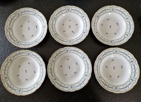 L Bernardaud Cie Limoges Assiettes Creuses En Porcelaine Mod Le