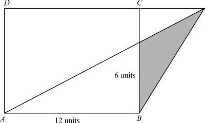 Given That The Rectangle Abcd In The Figure Has An Area Of Square