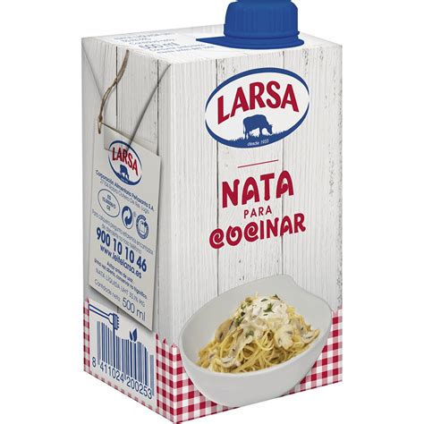 Nata Liquida Para Cocinar Brik Ml Larsa Supermercado El Corte