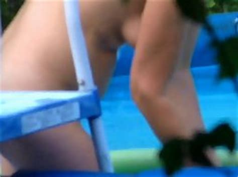 Naked Pool Cleaning Voyeurs HD