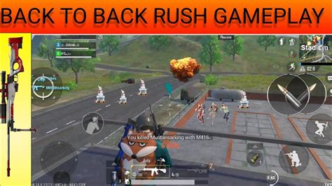 Back To Back Rush Gameplay Pubg Mobile Lite Bgmi Mobile Lite Games