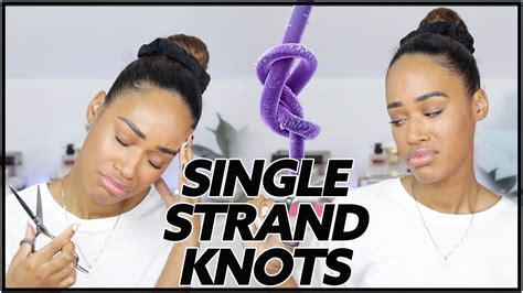 I Hate Single Strand Fairy Knots How I Get Rid Of Them Youtube