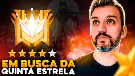 FREE FIRE AO VIVO ATUALIZAÇÃO RUMO TOP 1 MESTRE DESAFIANTE 4 SOLO