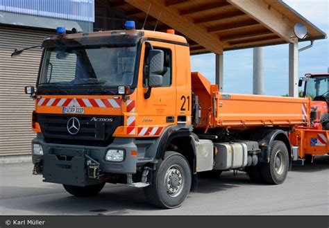 Einsatzfahrzeug Dornstadt Autobahnmeisterei LKW TÜ RP 3227 BOS