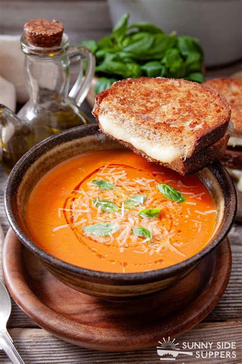 Grilled Cheese and Tomato Soup | Sunny Side Suppers