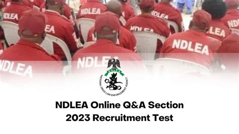 Ndlea Online Qanda Section For 2023 Recruitment Intel Region