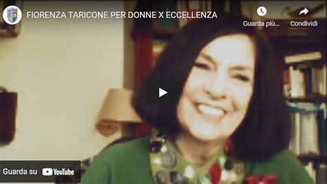 Fiorenza Taricone Per Donne X Eccellenza Fiorenza Taricone