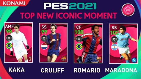 TOP NEW ICONIC MOMENT UPCOMING ON PES 2021 MOBILE YouTube