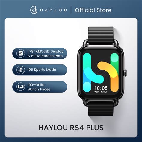 Smartwatch Relógio Inteligente Haylou RS4 Plus 1 78 Retina AMOLED