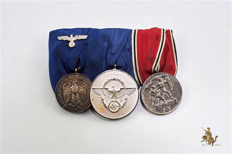 Heer Three Place Medal Bar Epic Artifacts Original German Wwii