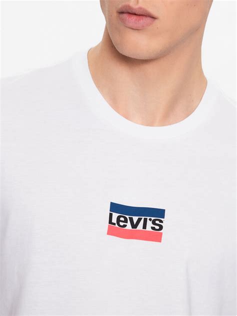 Levi S T Shirt Graphic Mini Blanc Regular Fit Modivo Fr