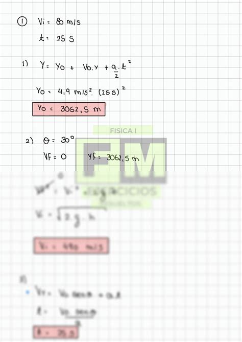 Solution Fisica I Caida Libre Y Tiro Parabolico Examen Studypool