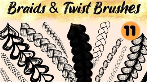 7 Best Procreate Braid Brushes In 2024 Free Braid Brush