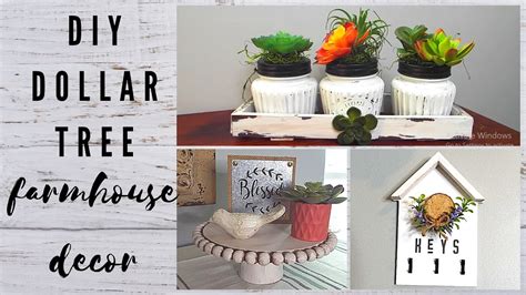 Diy Dollar Tree Farmhouse Decor 2020 3 Easy Crafts Youtube